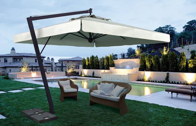 Parasol, Terras parasol, Zweefparasol, Telescoop Parasol, Horeca Poker