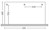 Terrasoverkapping, Houten Veranda Brooklyn B:541 x D:300cm.
